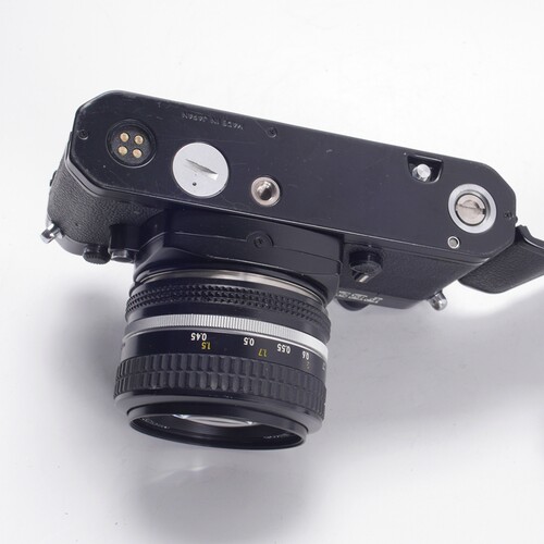 尼康NIKON FE2 黑漆早期钛帘AI 50/1.4机械胶片单反相机98新复古 - 图3