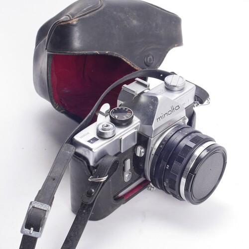 美能达 MINOLTA  SR-1 55/1.8全机械胶片单反相机稀有可收藏97新 - 图2