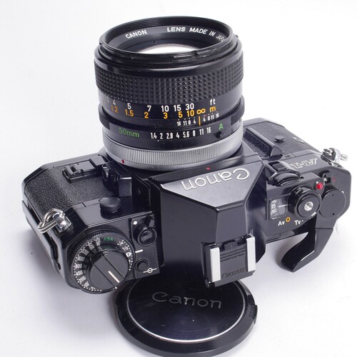 佳能CANON A1 50/1.4 FD优 X700高端胶片单反相机95-98新摄影 - 图3