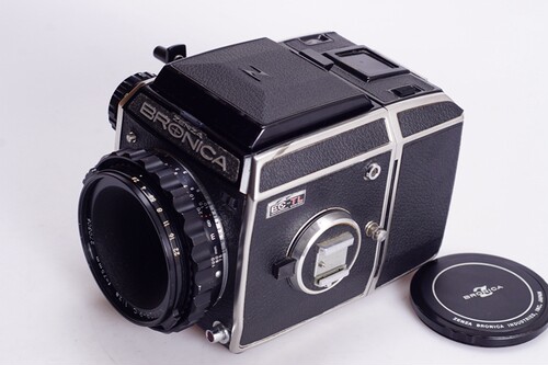 勃朗尼卡BRONICA EC TL P.C 75/2.8 98新中画幅胶片相机腰平6X6-图0