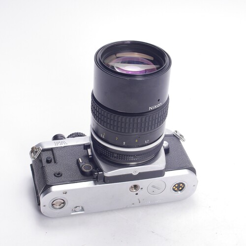 尼康NIKON FA AI 135/2.8 中长焦人像胶片单反相机 钛帘不输FM2 - 图2