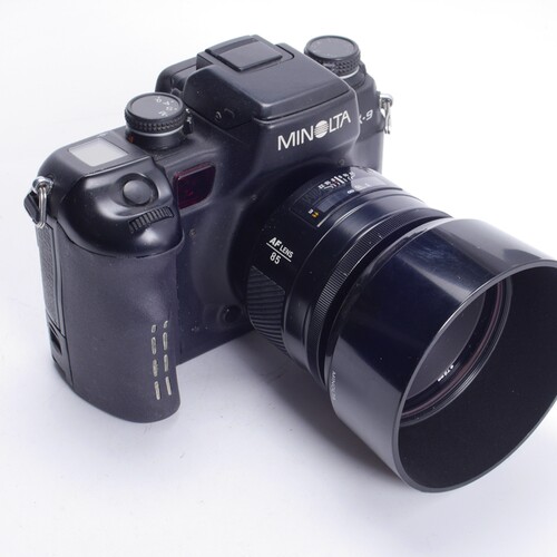 美能达MINOLTA A7 135/2.8 AF自动中焦人像胶片单反相机可85/1.4 - 图1