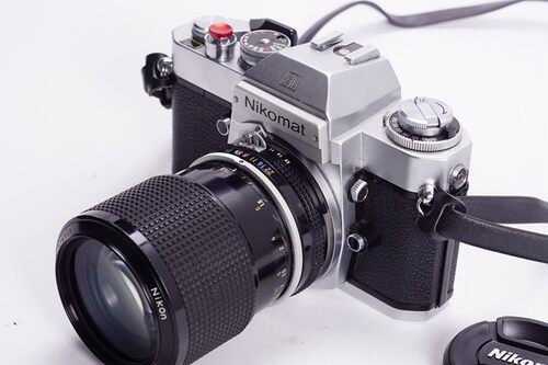尼康NIKON EL 43-86/3.5 FE 胶片相机 文艺复古 98新 玛特 - 图1