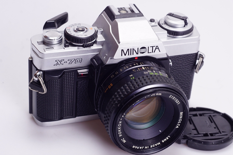 美能达 MINOLTA X-70 50/1.7 胶片 相机 摄影 96新 同X500 X700 - 图0