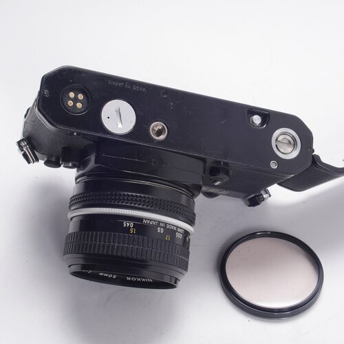 尼康NIKON FE2 50/2钛帘高端专业胶片相机黑漆97新优于FM2 F3 50 - 图1