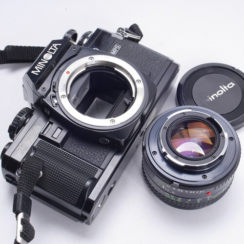 美能达 MINOLTA X700+MD 50/1.4 胶片单反相机  135画幅后期 98新 - 图3