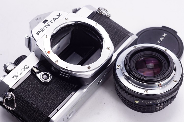 宾得PENTAX MX SMC 50/1.7小巧全机械胶片单反相机 优于KX FM98新 - 图1