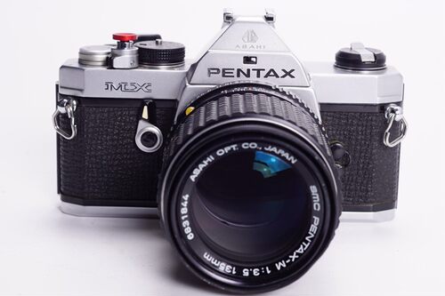 宾得PENTAX MX 135/3.5中焦人像机械胶片单反相机文艺摄影97新 - 图0