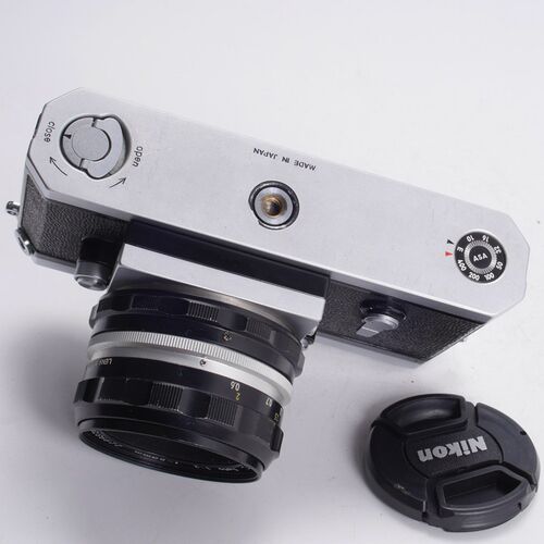 尼康NIKON 大F早期日本光学+H.C 50/2高素质尖顶机械胶片单反相机 - 图0