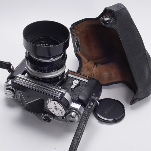 尼康NIKON大F 50/1.4尖顶雪山版专用测光全机械胶片单反相机收藏 - 图3