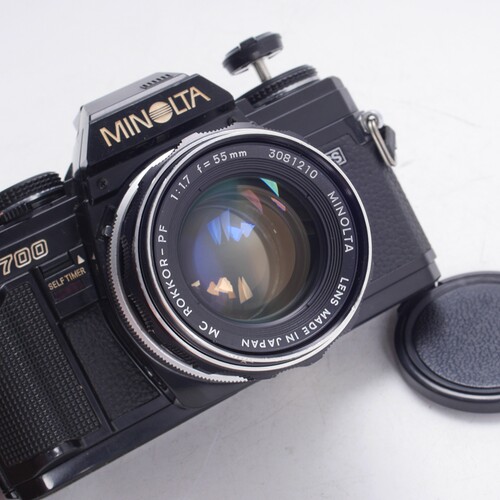 美能达MINOLTA X700 50 1.7 MC 55/1.7套机胶片相机单反复古摄影 - 图3