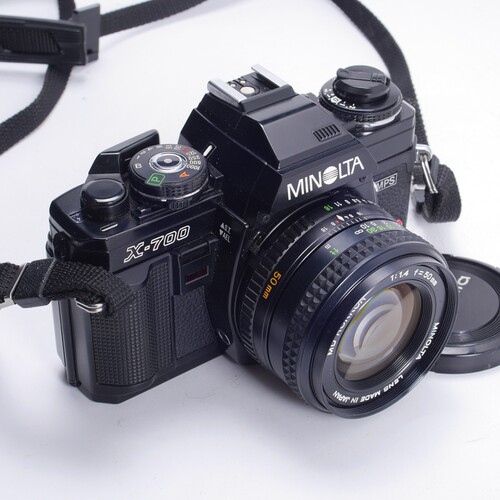 美能达 MINOLTA X700+MD 50/1.4 胶片单反相机  135画幅后期 98新 - 图0