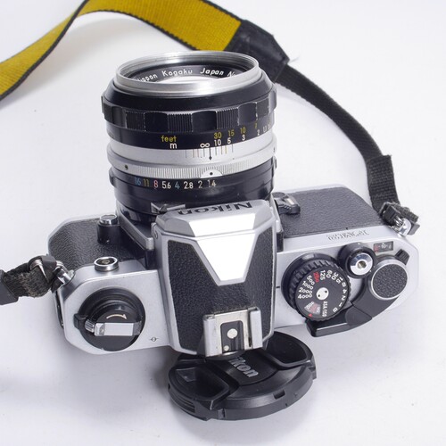 尼康NIKON FM2 50/1.4机械胶片单反相机熊猫色复古 96新套机 - 图3