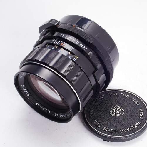 宾得PENTAX S-M-C 105/2.4大光圈中焦人像中画幅相机镜头SMC105MM - 图1