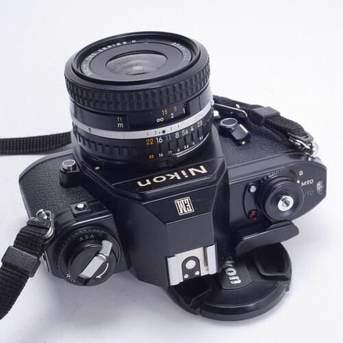 尼康NIKON EM 35/2.5 AIS E 小巧便携胶片单反相机 口袋机 - 图1