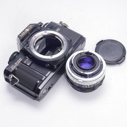 美能达MINOLTA X700 50 1.7 MC 55/1.7套机胶片相机单反复古摄影 - 图1