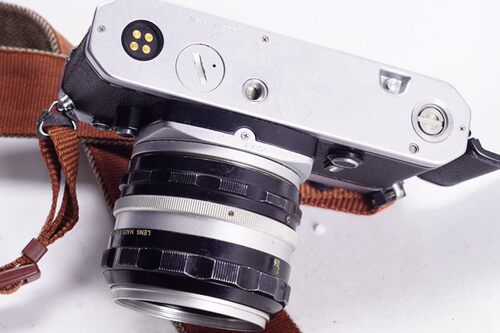 尼康 NIKON FE 50/1.4 套机胶片相机经典复古文艺不输FM 银黑色 - 图0