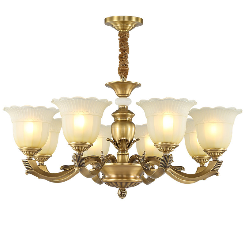 美式全铜复古吊灯客厅灯欧式餐厅大气高档奢华卧室简约中山灯具,淘宝优惠券,粉丝福利购,淘宝优惠卷