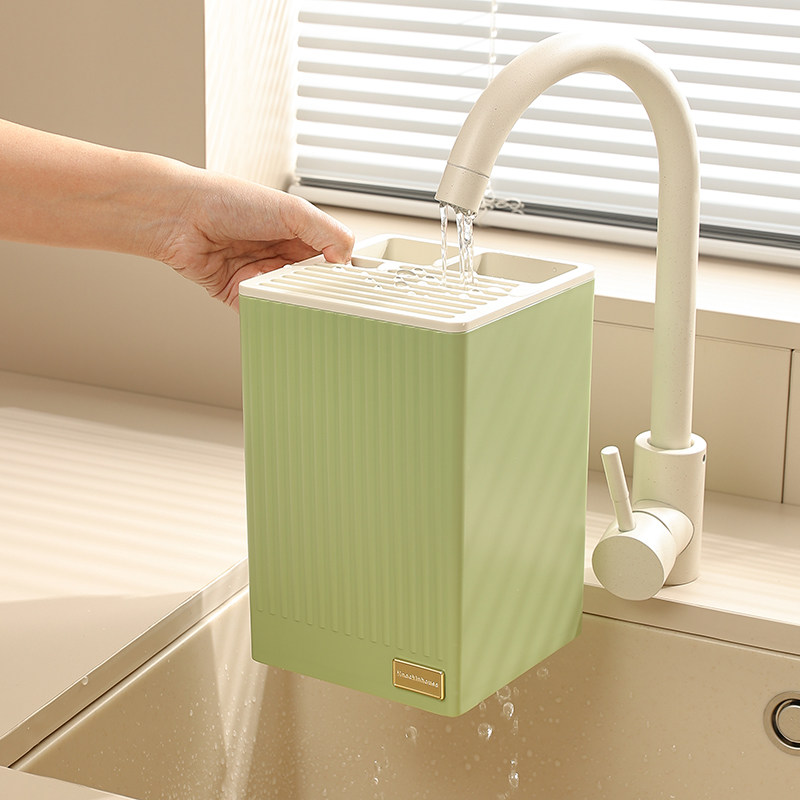 Household kitchen storage box, knife holder, chopstick cage integrated
