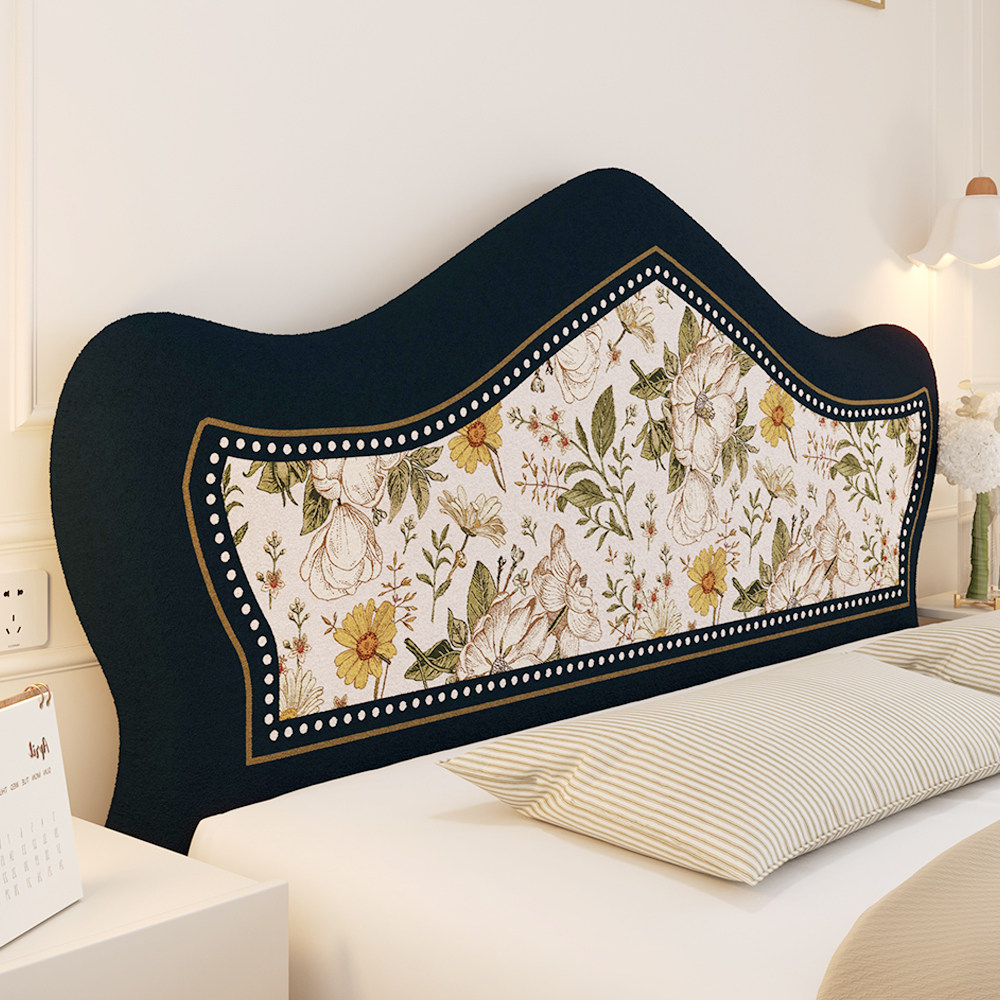 直形异形通用绒面弹力全包床头罩欧式凹凸形床头防尘保护罩套卧室,淘宝优惠券,粉丝福利购,淘宝优惠卷