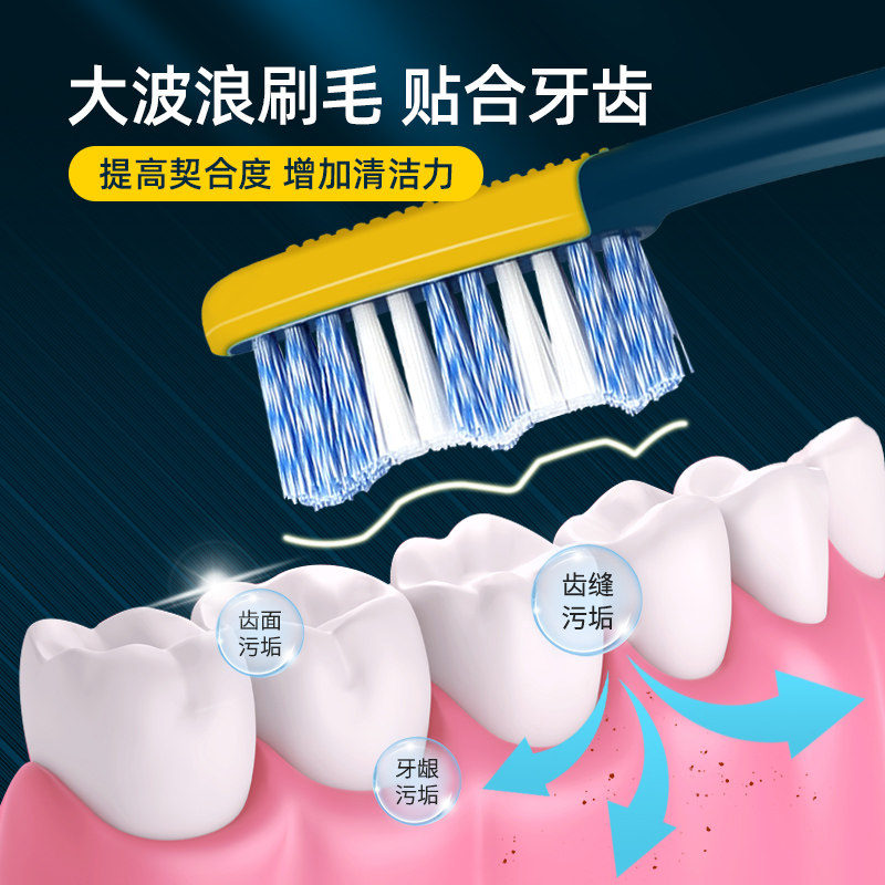 青蛙进口硬毛软毛中毛家庭装大牙刷 青蛙家居牙刷/口腔清洁工具