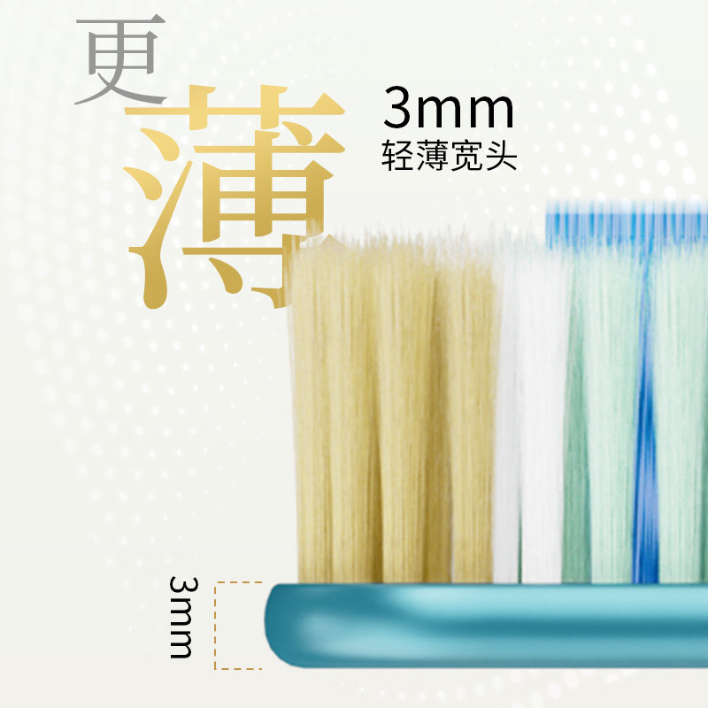 青蛙宽薄软毛牙刷深洁齿抗菌成人宽头家庭装家用中硬毛细密牙刷