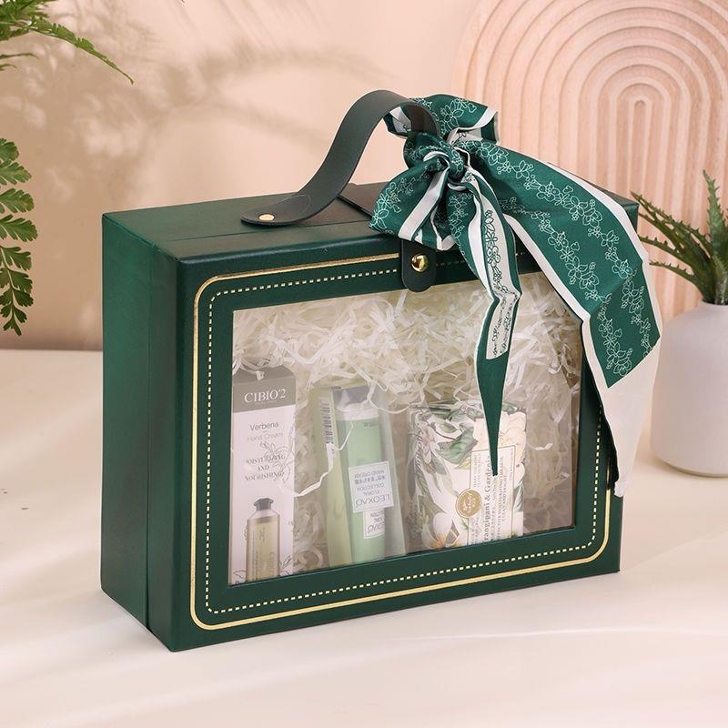 生日礼物盒高级端午节礼品盒透明开窗礼盒空盒子伴手礼盒小众精致-图2