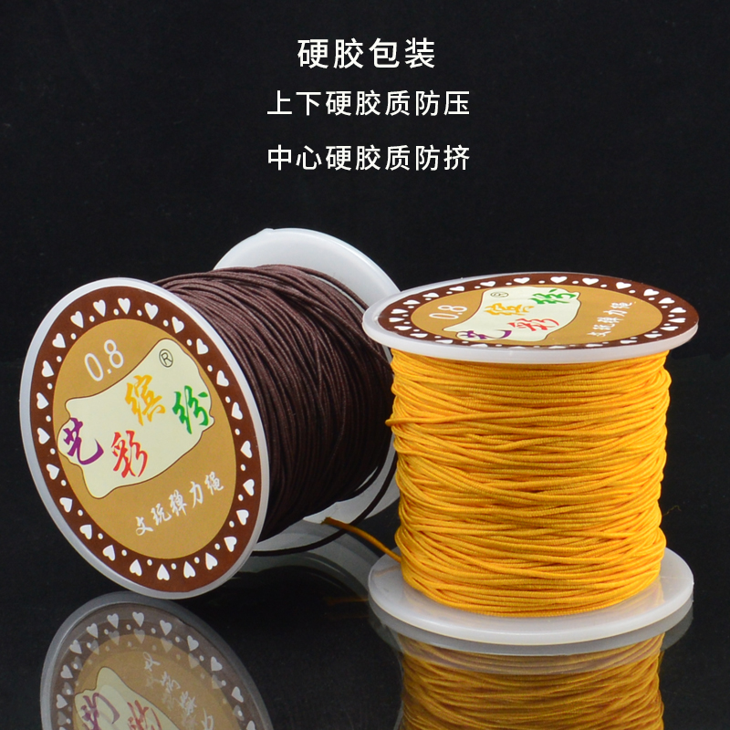 串手链松紧线文玩绳子弹力线皮筋穿佛珠弹力绳串珠绳手串穿珠子线 - 图1