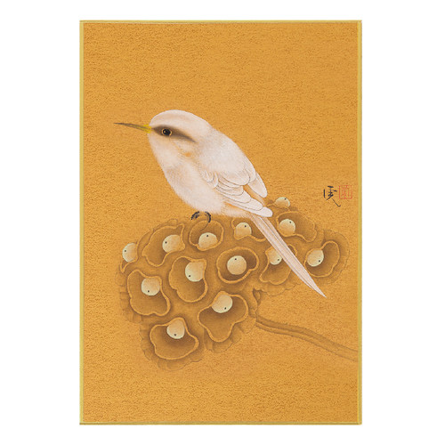 荟德轩熟宣纸书法专用纸小楷镜片加厚金边硬卡纸国画工笔画纸楮笺 - 图3