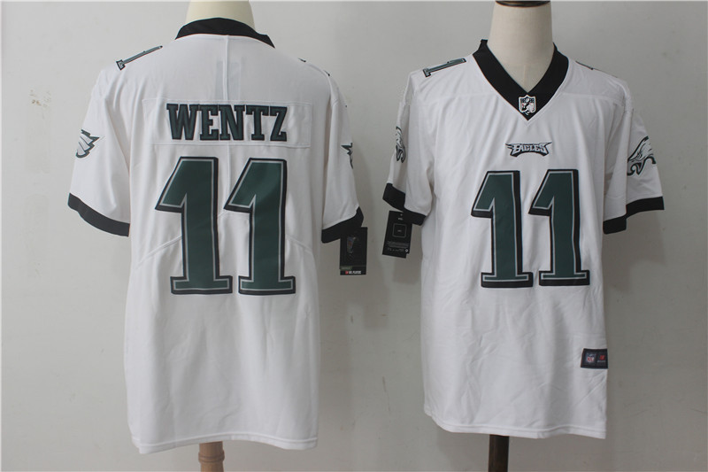 NFL球衣费城老鹰Philadelphia Eagles11#Carson Wentz男/女/童装-图0