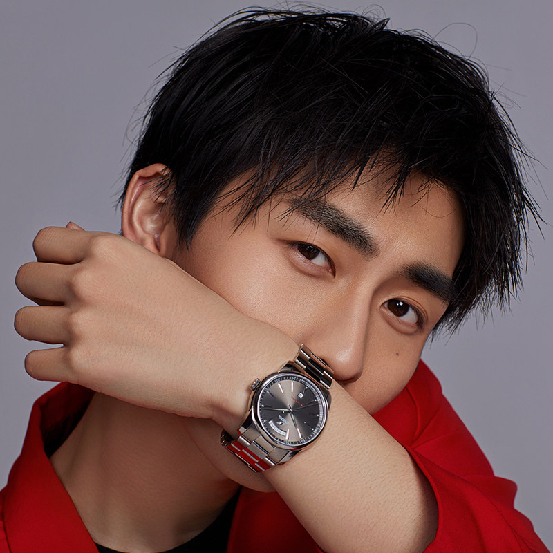 Enicar瑞士英纳格表红牌系列商务自动机械手表男表