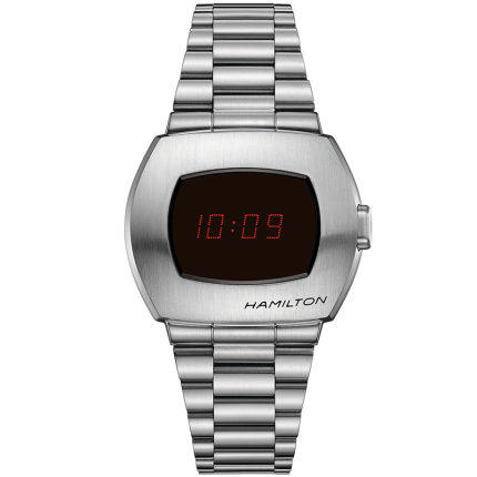 Hamilton汉米/汉密尔顿官方正品PSR瑞士数字石英表小银块手表男 Hamilton汉米/汉密尔顿官方正品PSR瑞士数字石英表小银块手表男