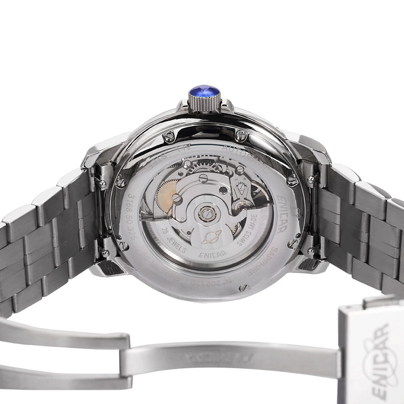 Enicar瑞士英纳格表正品天文台系列赠双皮带自动机械手表男表 Enicar瑞士英纳格表正品天文台系列赠双皮带自动机械手表男表