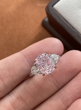 雷迪恩切培育高碳钻纯银925戒指