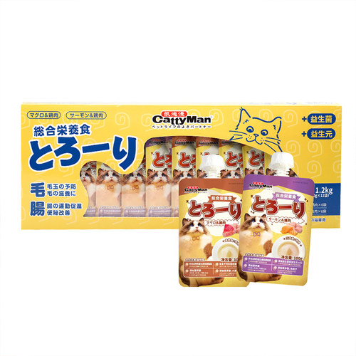 多格漫cattyman猫零食猫条100g*12凯迪漫猫咪露湿粮 - 图0