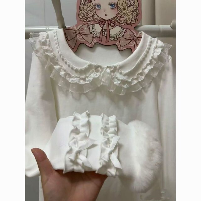 ເສື້ອຍືດຄໍຄໍລາເຈນຍີ່ປຸ່ນ lolita