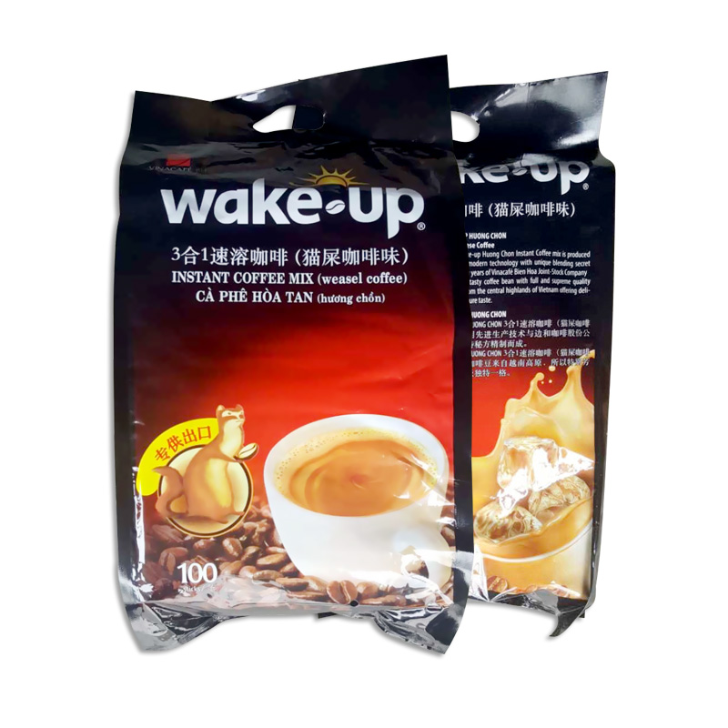 越南进口威拿wake up貂鼠金装猫屎味三合一速溶咖啡1700g*2袋 - 图3