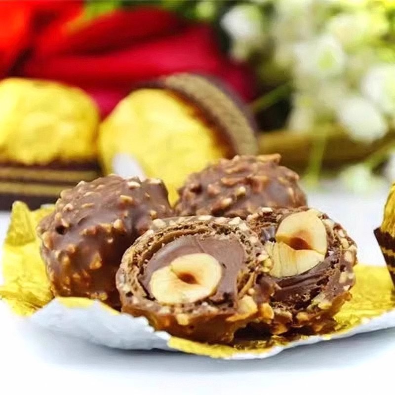 费列罗榛果巧克力48粒装婚庆喜糖婚礼装96粒结婚伴手礼新年送女友 - 图1