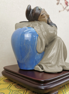 李白博古架茶台中式风小礼品摆件