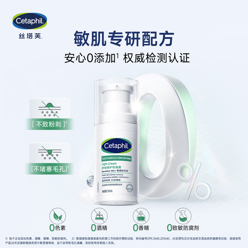 丝塔芙cetaphil超修精华霜舒缓修护敏感肌屏障轻盈补水保湿面霜