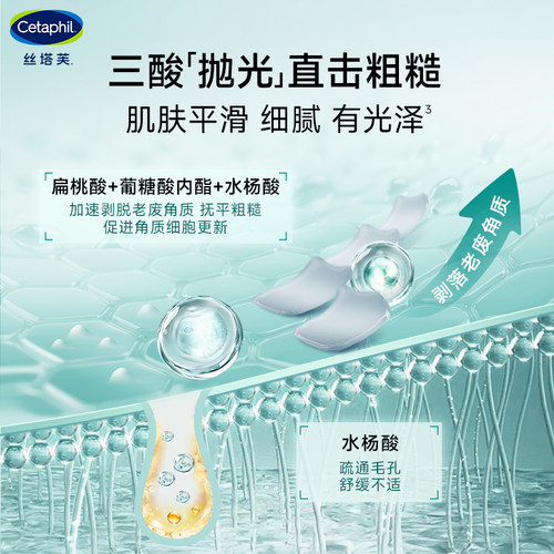 丝塔芙三酸水杨酸焕肤身体乳霜舒缓保湿去除角质粗糙干痒起皮泛红 - 图2