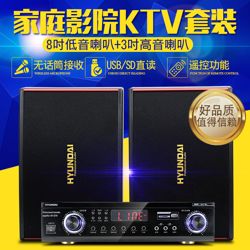 hyundai /现代家庭ktv k歌卡拉ok 现代澳莱特KTV/卡拉OK音箱