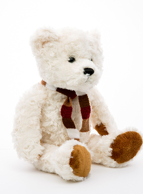 德国产泰迪熊摆件CLEMENS手工弗雷德毛绒玩具 女生挂件女朋友礼