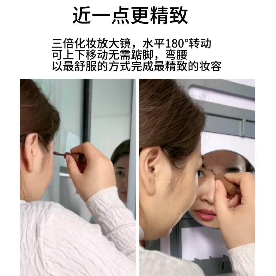 柜门后收纳架卫浴柜子免打孔浴室智能镜柜美妆镜架收纳多功能镜柜,淘宝优惠券,粉丝福利购,淘宝优惠卷