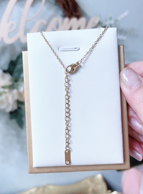 新款项链女生时尚甜酷小众设计感锁骨链可爱网红气质百搭颈链A553