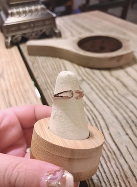 日韩风水钻闪亮首饰品活口戒指