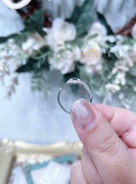 时尚个性简单开口食指戒女ins潮简约百搭小众设计指环饰品女2303