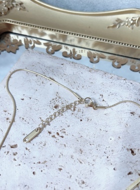 极简项链女生时尚轻奢小众设计感锁骨链新款网红气质百搭颈链A416