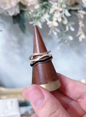 时尚个性新款开口食指戒女ins潮简约百搭小众设计指环饰品女A496