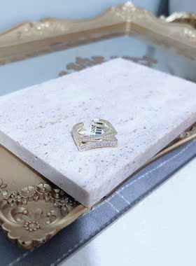 时尚个性新款开口食指戒女ins潮简约百搭小众设计指环饰品女2292